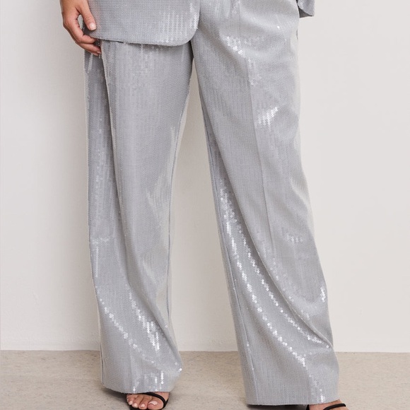 NWT Good American Sequin Trousers - Picture 3 of 12